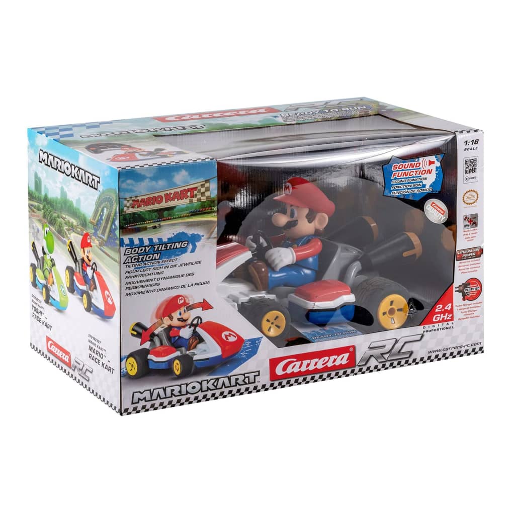 Carrera fjernstyret legetøjsbil Nintendo Mario Kart
