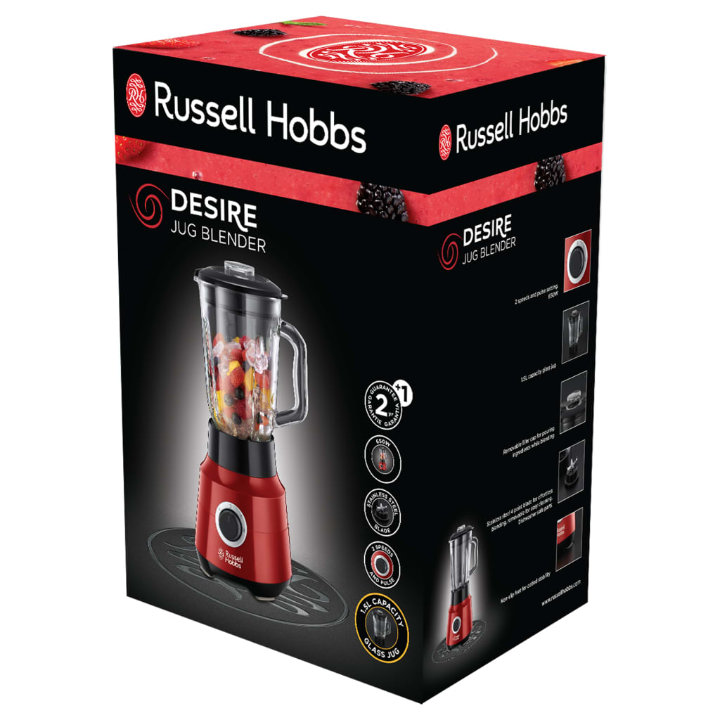 Russell Hobbs blender Desire 650 W rød