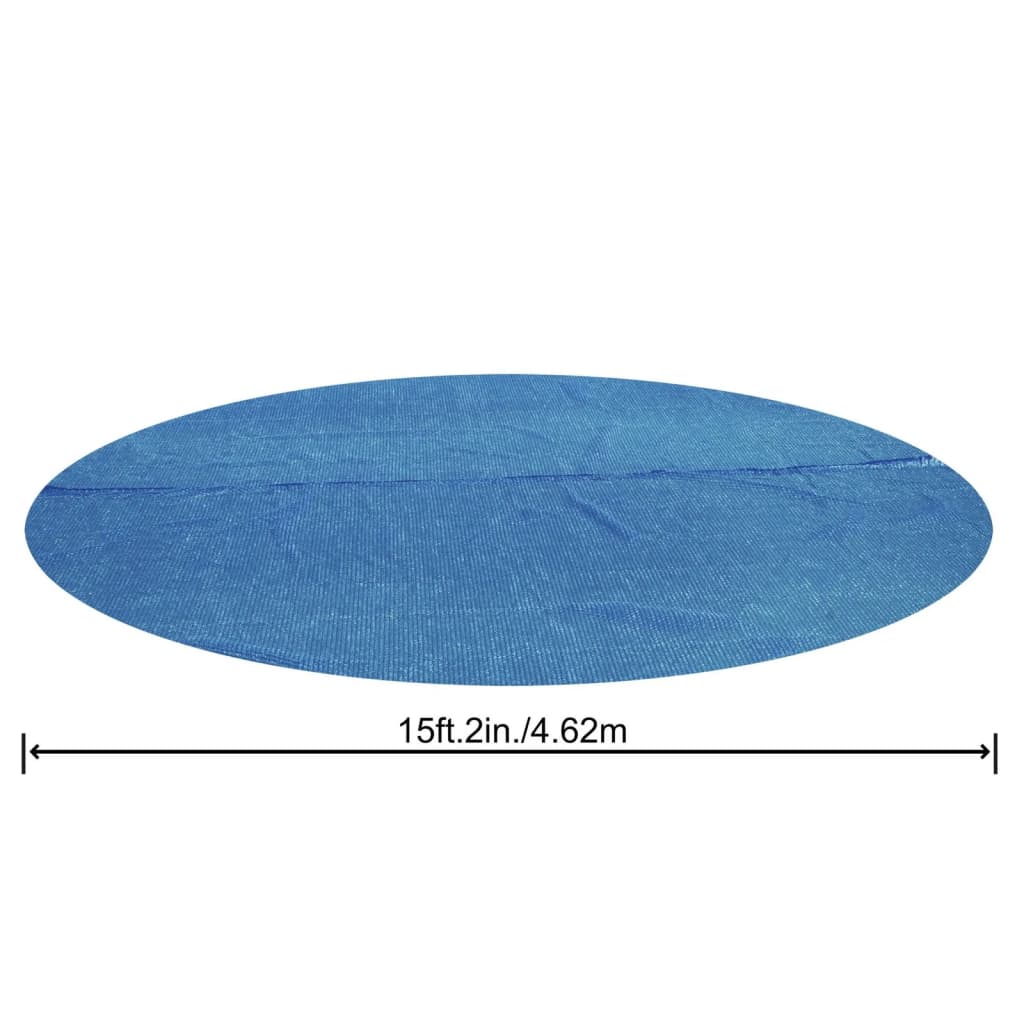 Bestway solopvarmet poolovertræk Flowclear rundt 462 cm blå