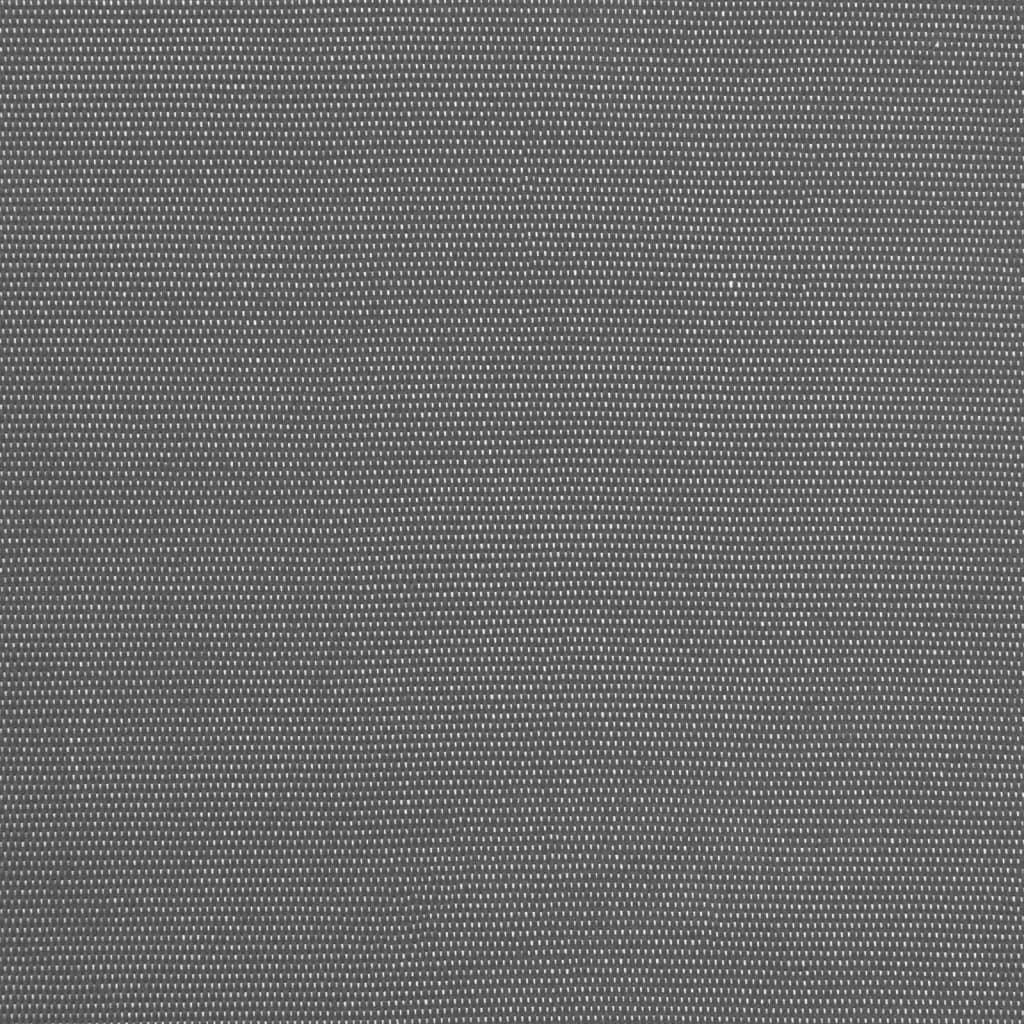 vidaXL markise 300x150 cm sammenrullelig stof og stål antracitgrå