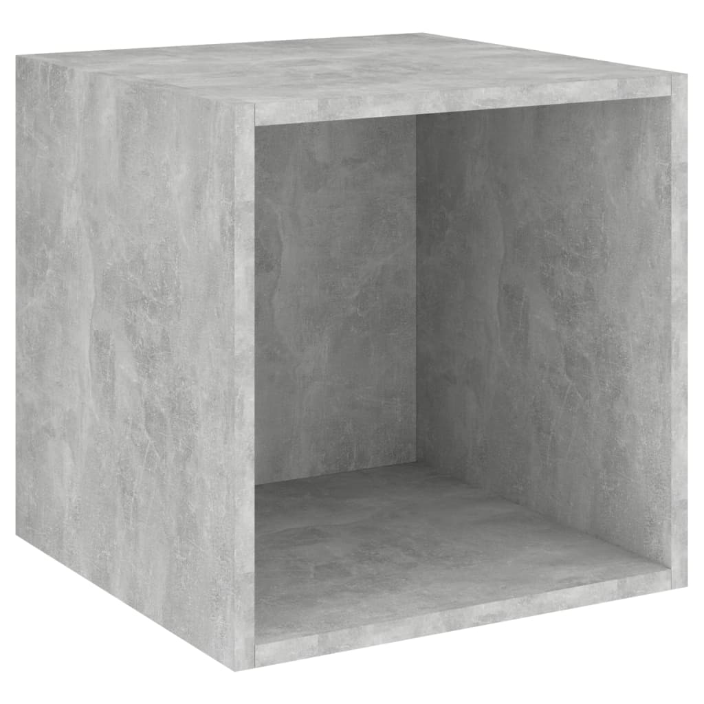 vidaXL vægskab 37x37x37 cm konstrueret træ betongrå