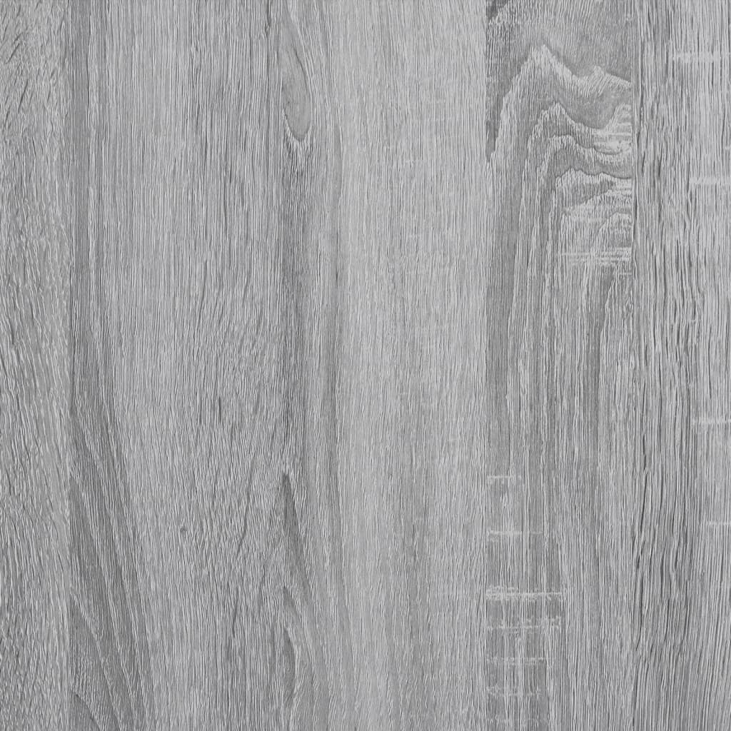 vidaXL møbelsæt til badeværelse 4 dele konstrueret træ grå sonoma-eg