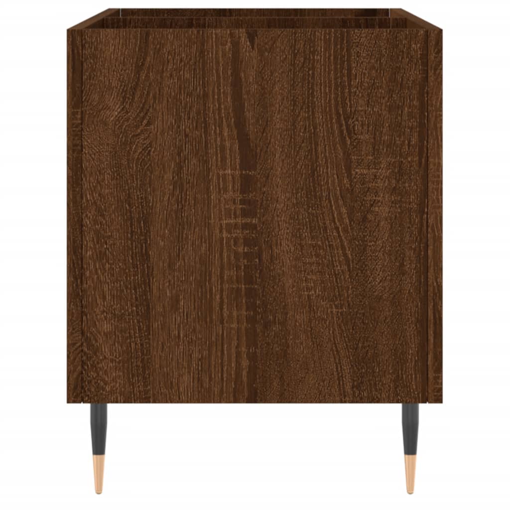 vidaXL vinylskab 74,5x38x48 cm konstrueret træ brun egetræsfarve