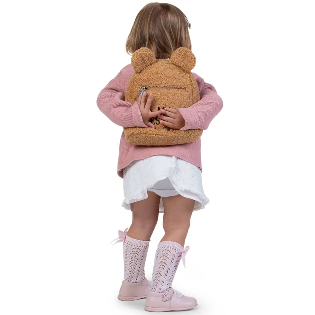 CHILDHOME børnerygsæk My First Bag teddystof beige