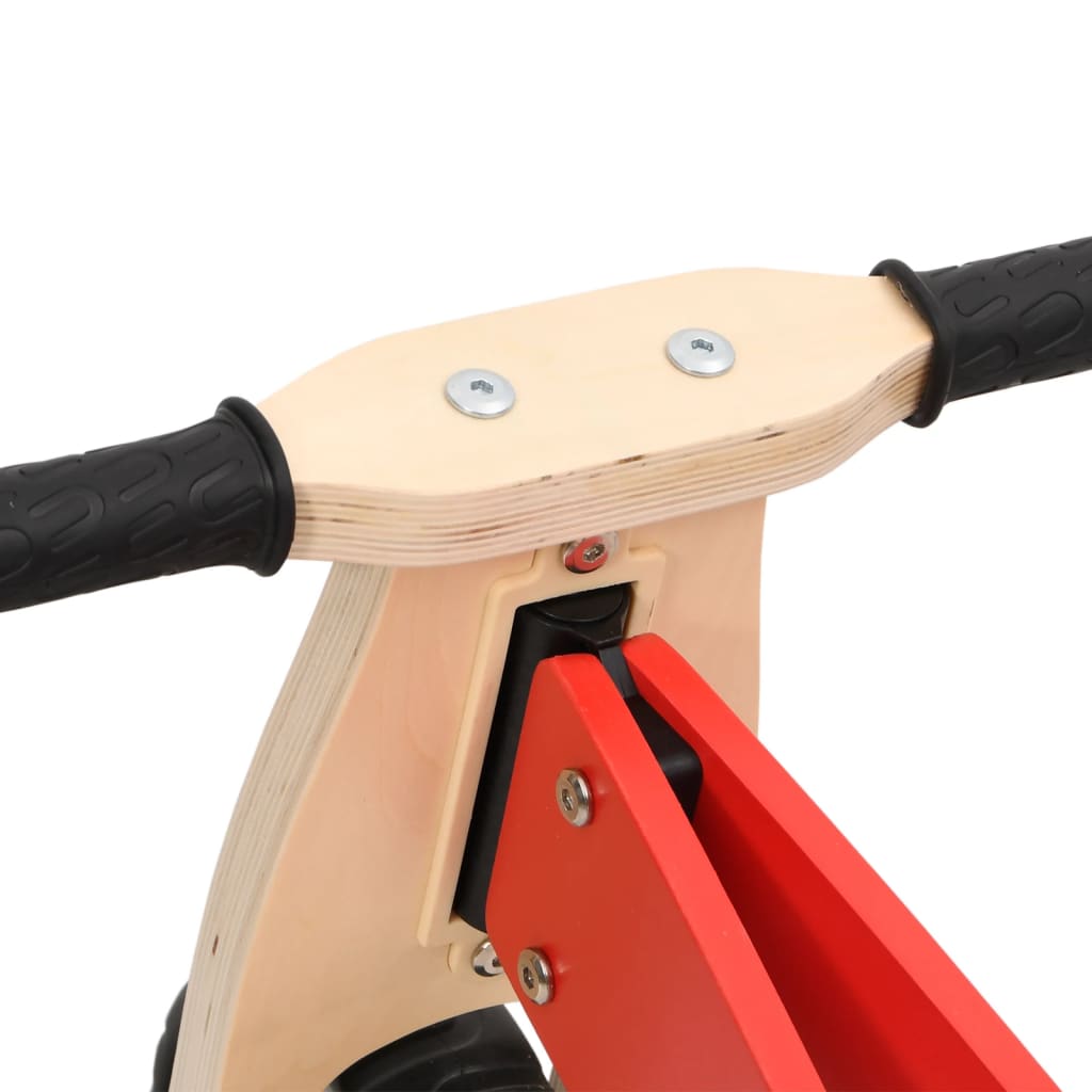 vidaXL trehjulet cykel til børn 2-i-1 rød