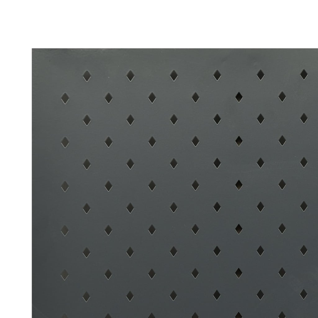 vidaXL 5-panels rumdeler 200x180 cm stål antracitgrå