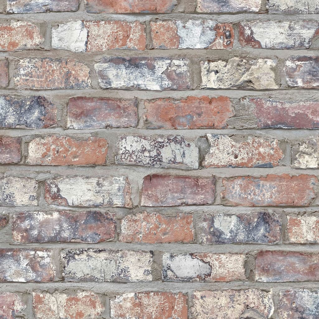 DUTCH WALLCOVERINGS tapet mursten flerfarvet EW3103