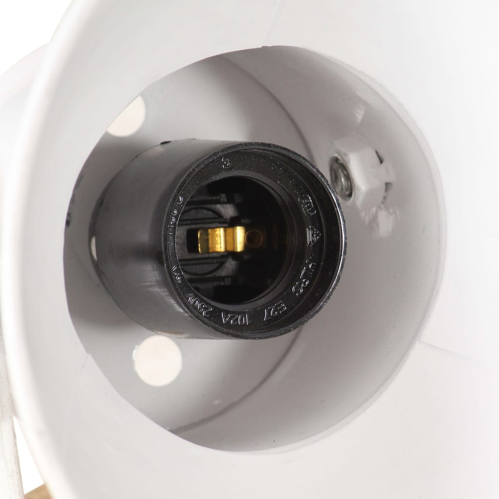 vidaXL industriel loftlampe 25 W 42x27 cm E27 hvid