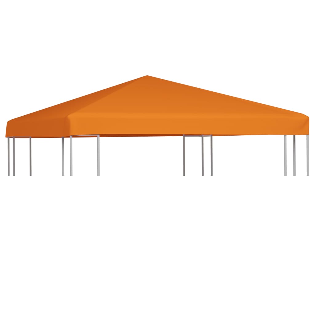 vidaXL pavillontopdække 310 g/m² 3 x 3 m orange
