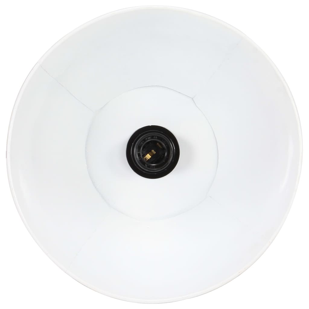 vidaXL hængelampe 25 W rund 28,5 cm E27 hvid