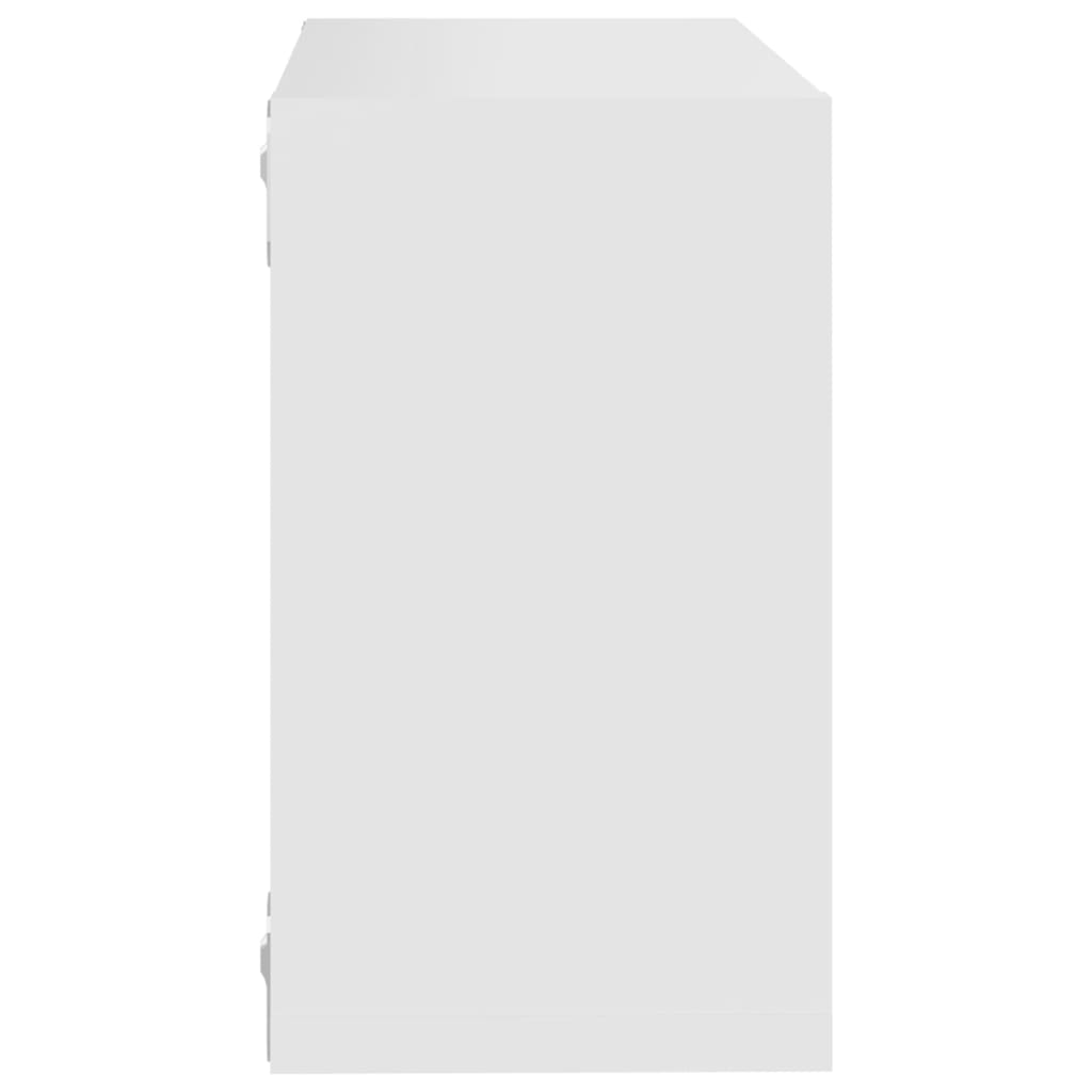 vidaXL væghylder 6 stk. 26x15x26 cm kubeformet hvid