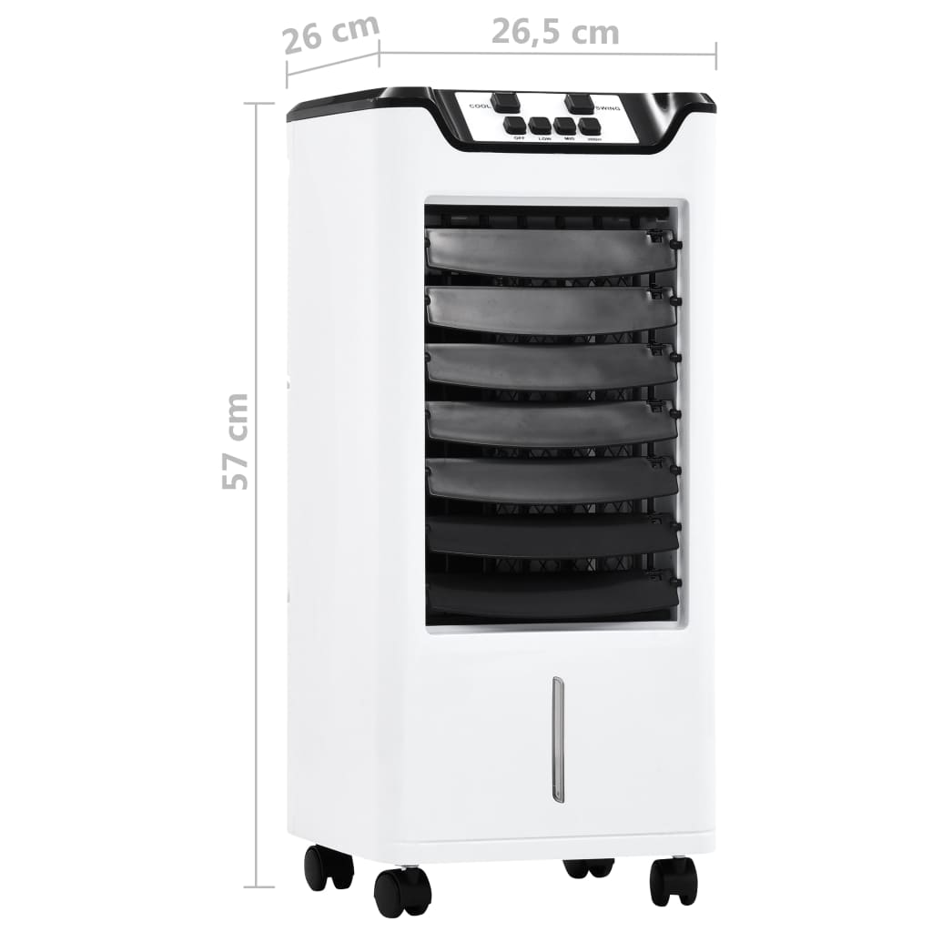 vidaXL 3-i-1 mobil luftkøler/luftfugter/luftrenser 60 W