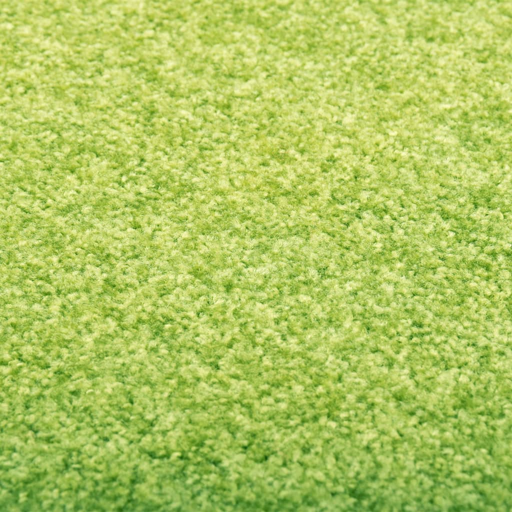 vidaXL vaskbar dørmåtte 90x120 cm grøn