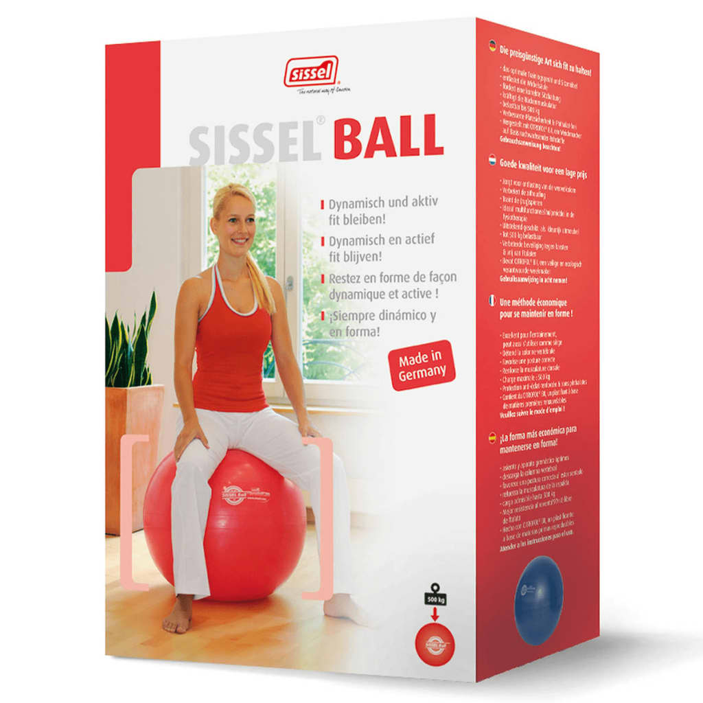 Sissel træningsbold 65 cm rød SIS-160.062