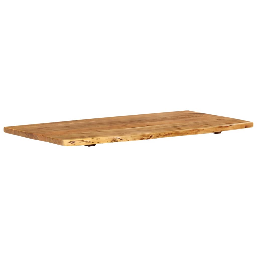 vidaXL bordplade til toiletbord 100x52x2,5 cm massivt akacietræ