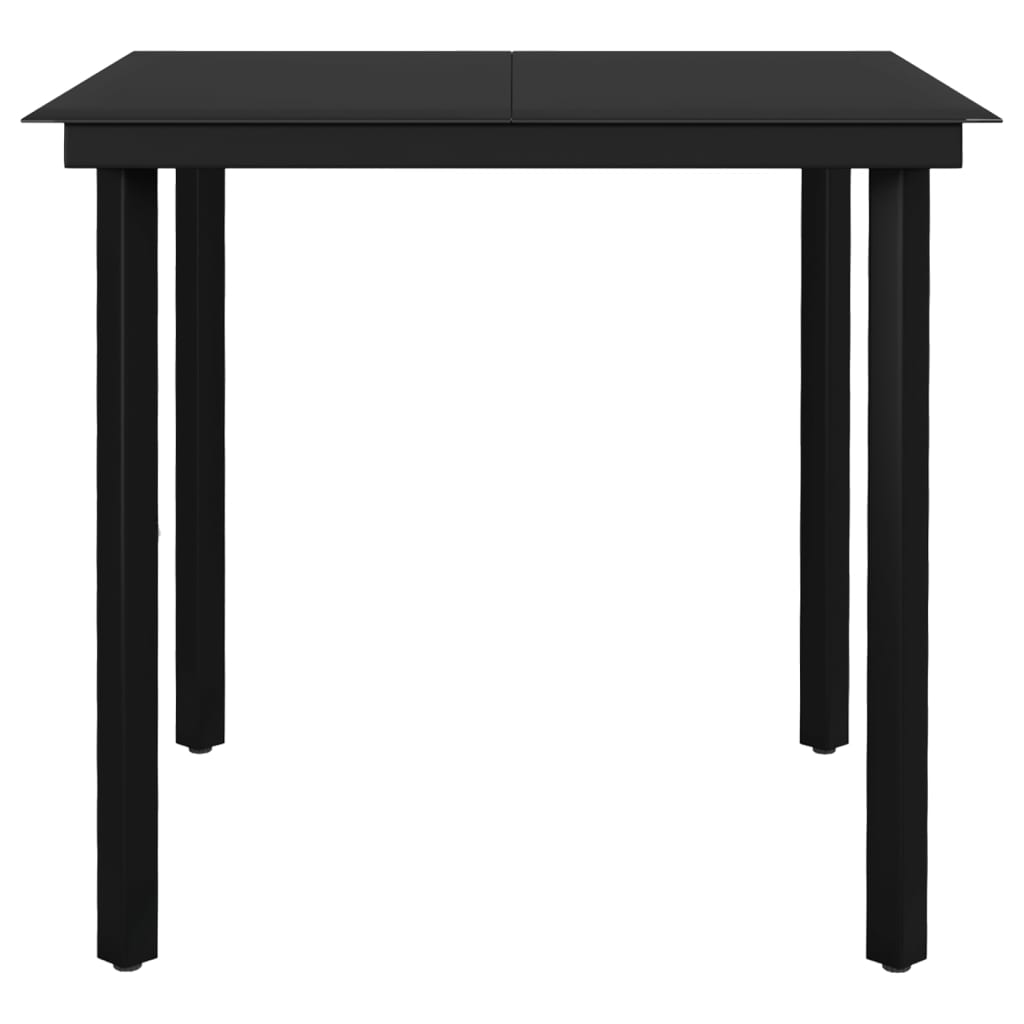 vidaXL spisebordssæt til haven 5 dele mørkegrå