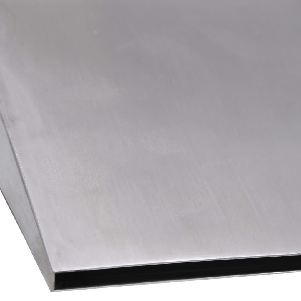 vidaXL poolfontæne 45x26x13 cm rustfrit stål sølvfarvet