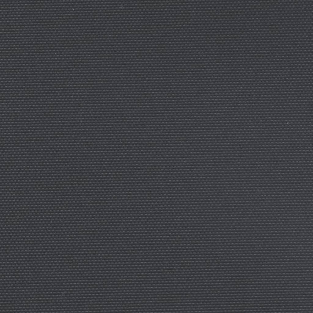 vidaXL sammenrullelig sidemarkise 180x1000 cm sort