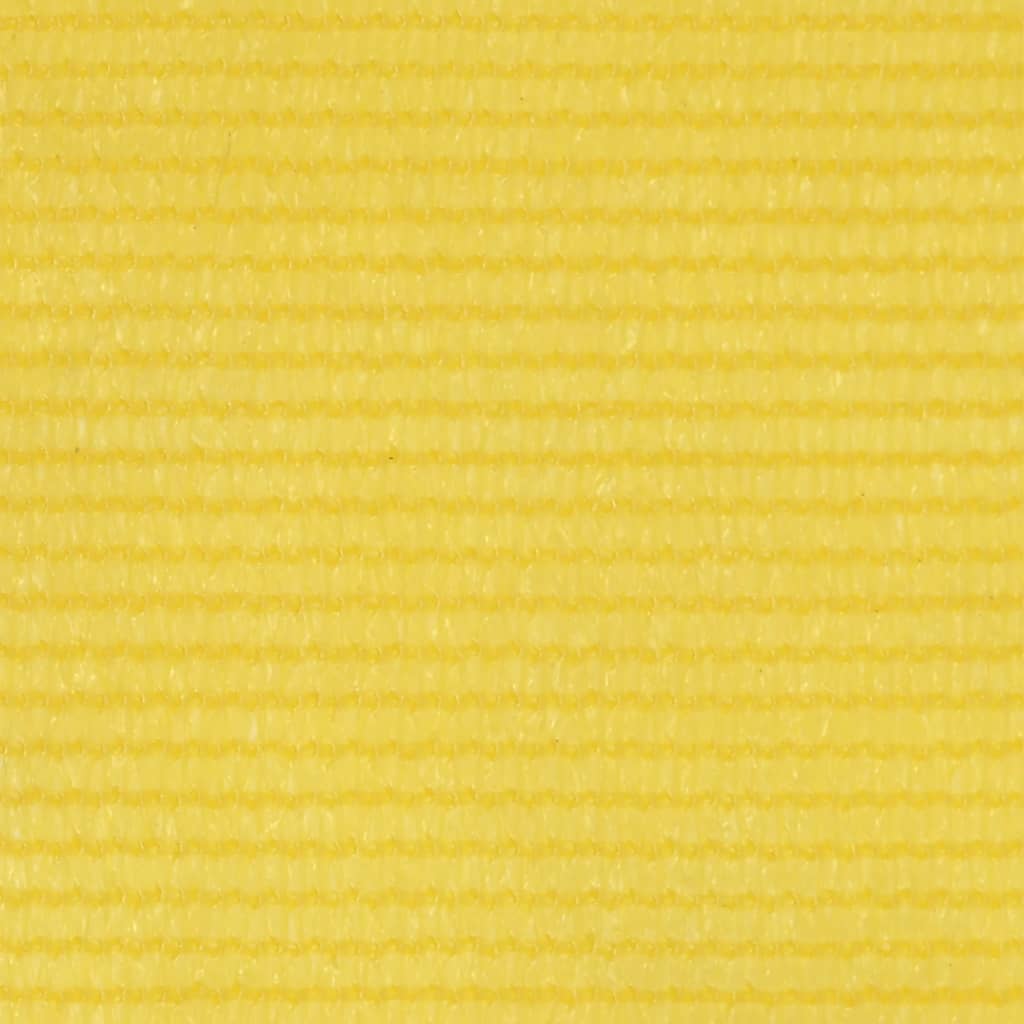 vidaXL altanafskærmning 120x600 cm HDPE gul
