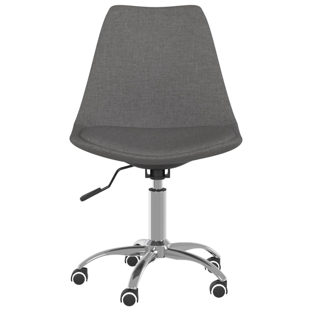 vidaXL drejelig spisebordsstol stof mørkegrå