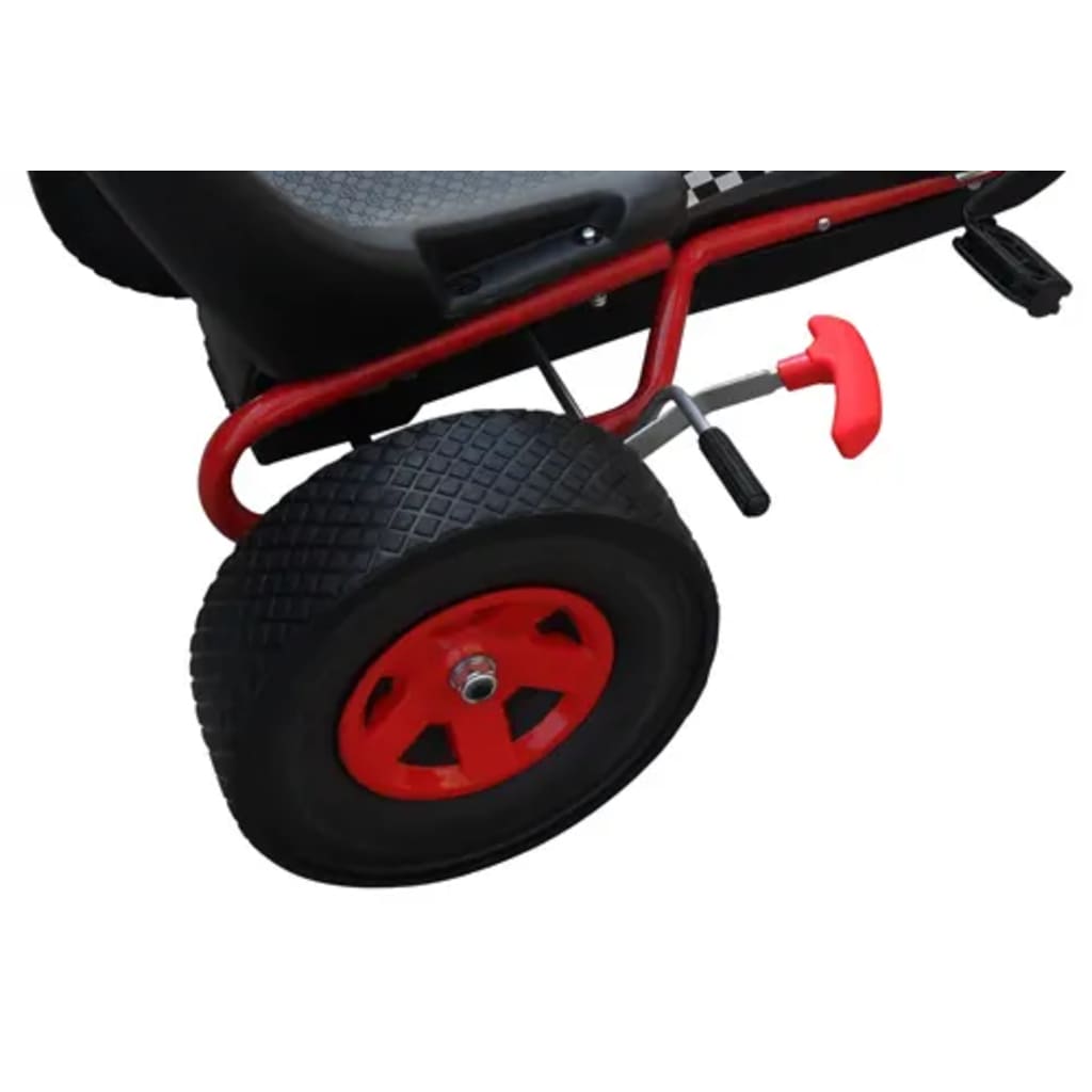 vidaXL pedal-gokart til børn rød