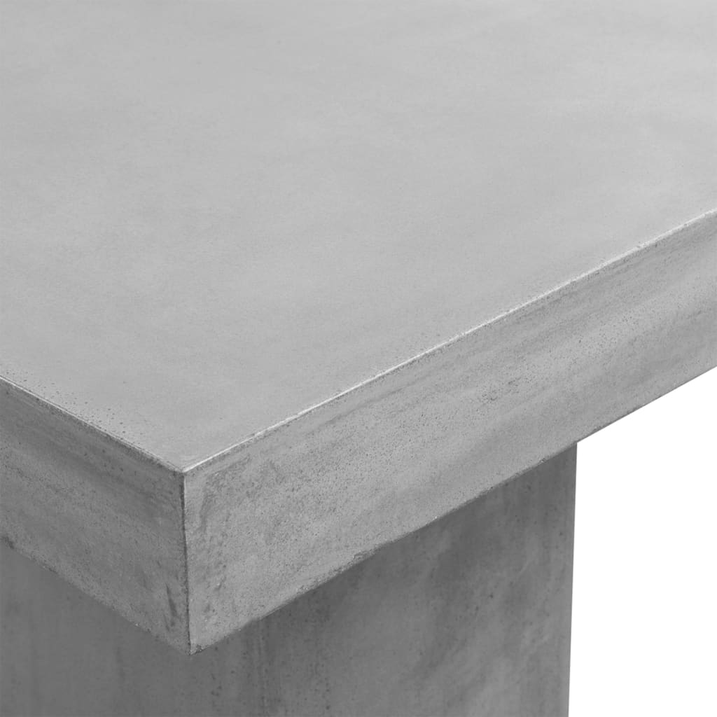 vidaXL havebord 80 x 80 x 75 cm beton grå