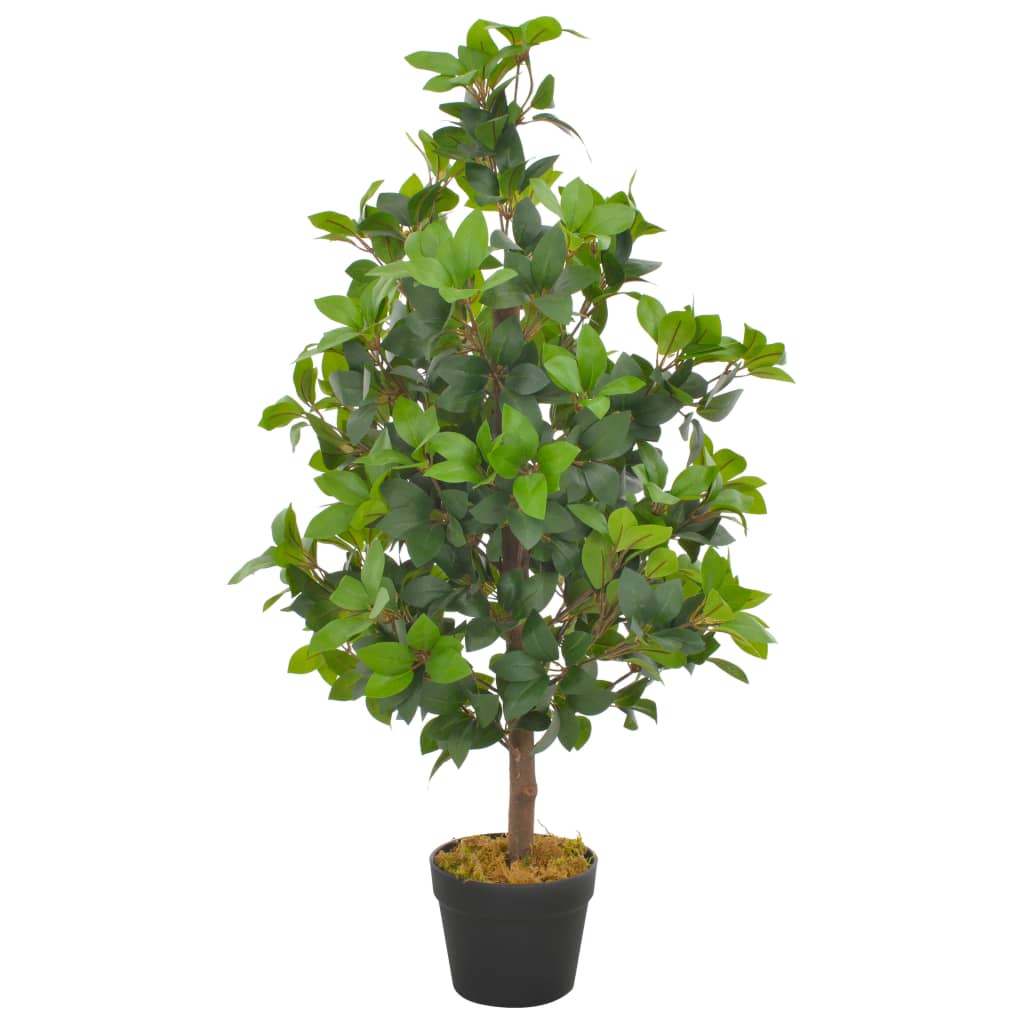 vidaXL kunstig plante laurbærtræ med urtepotte grøn 90 cm