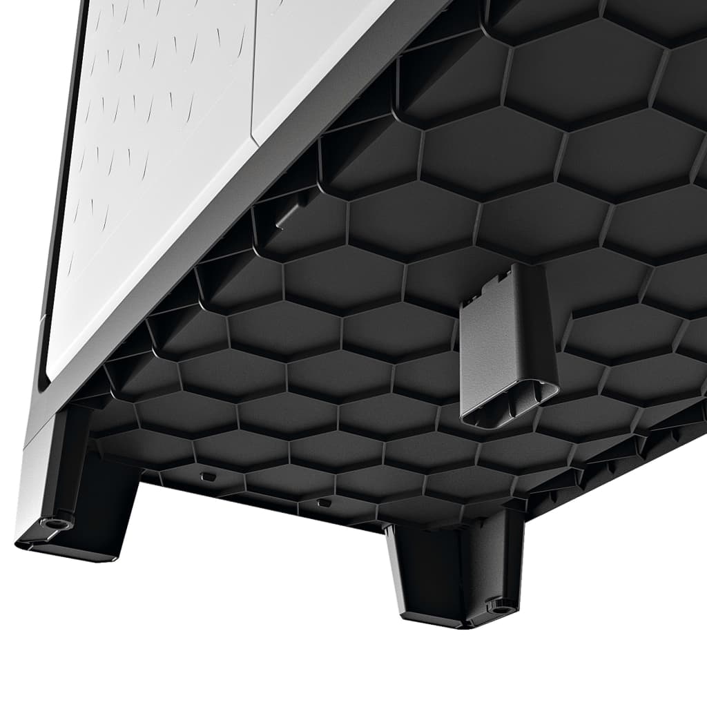 Keter multifunktionelt opbevaringsskab Titan 182 cm sort og grå