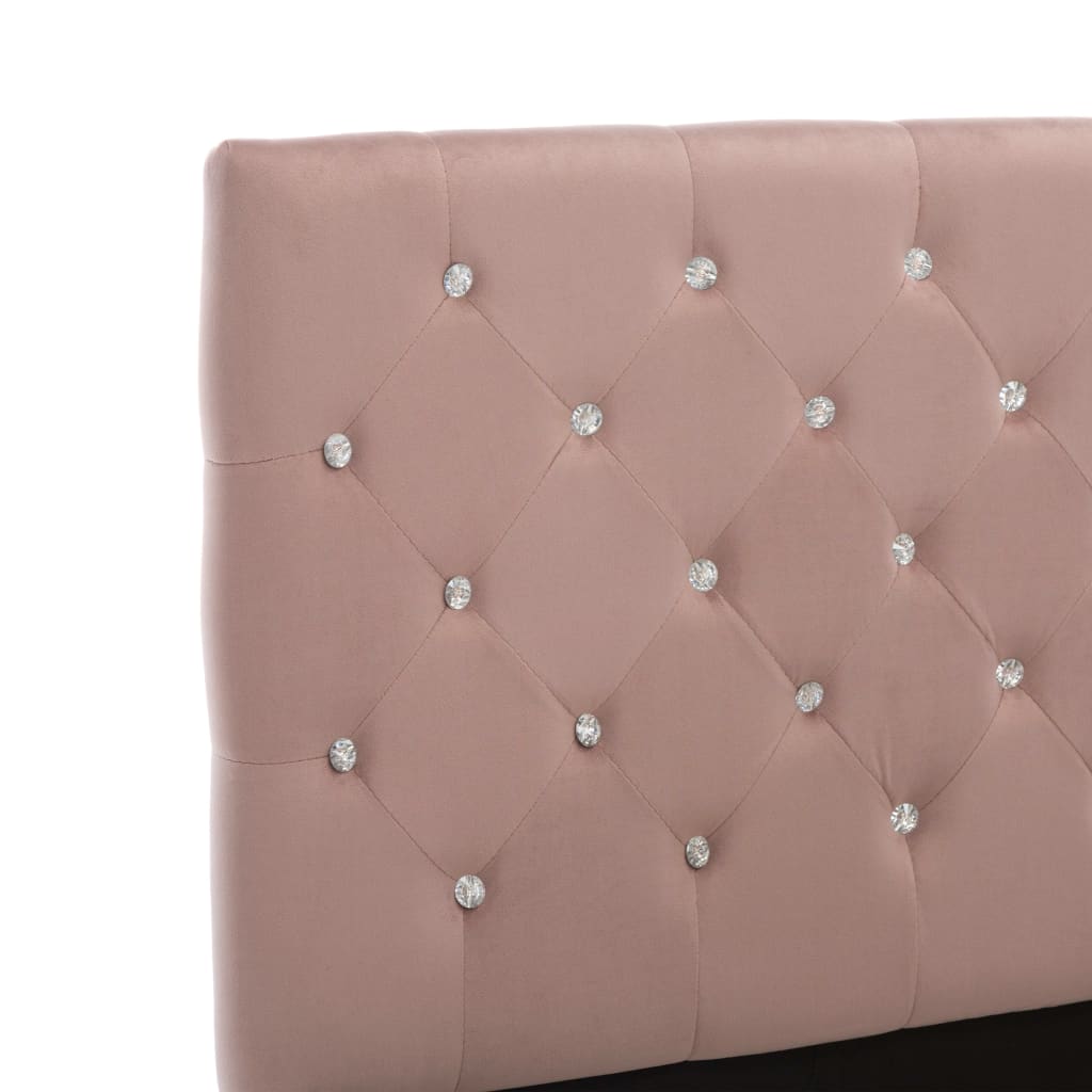 vidaXL sengestel 120x200 cm stof pink
