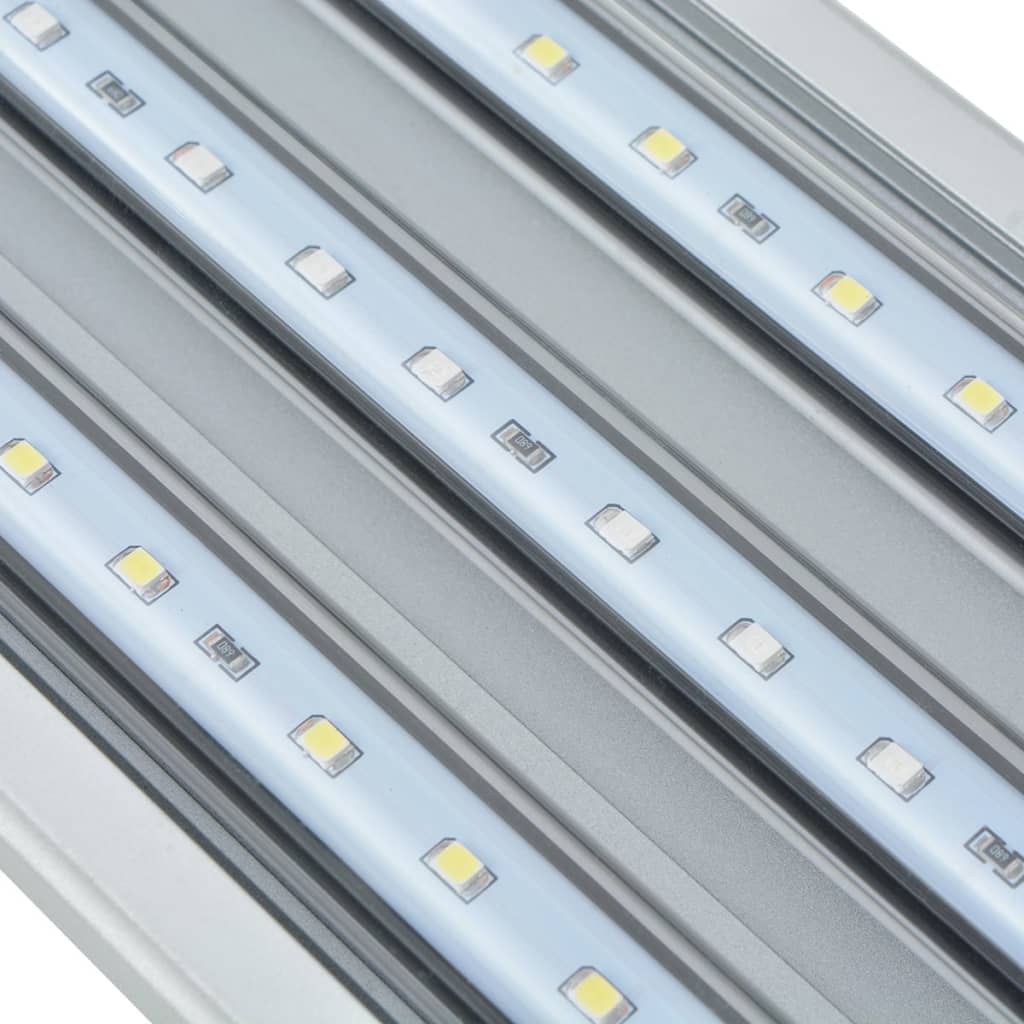 vidaXL LED-akvarielampe 100-110 cm IP67 aluminium