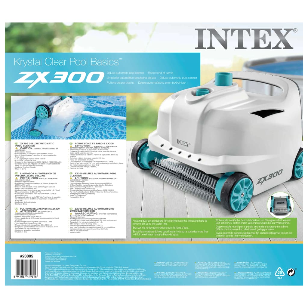 Intex ZX300 Deluxe automatisk poolrenser