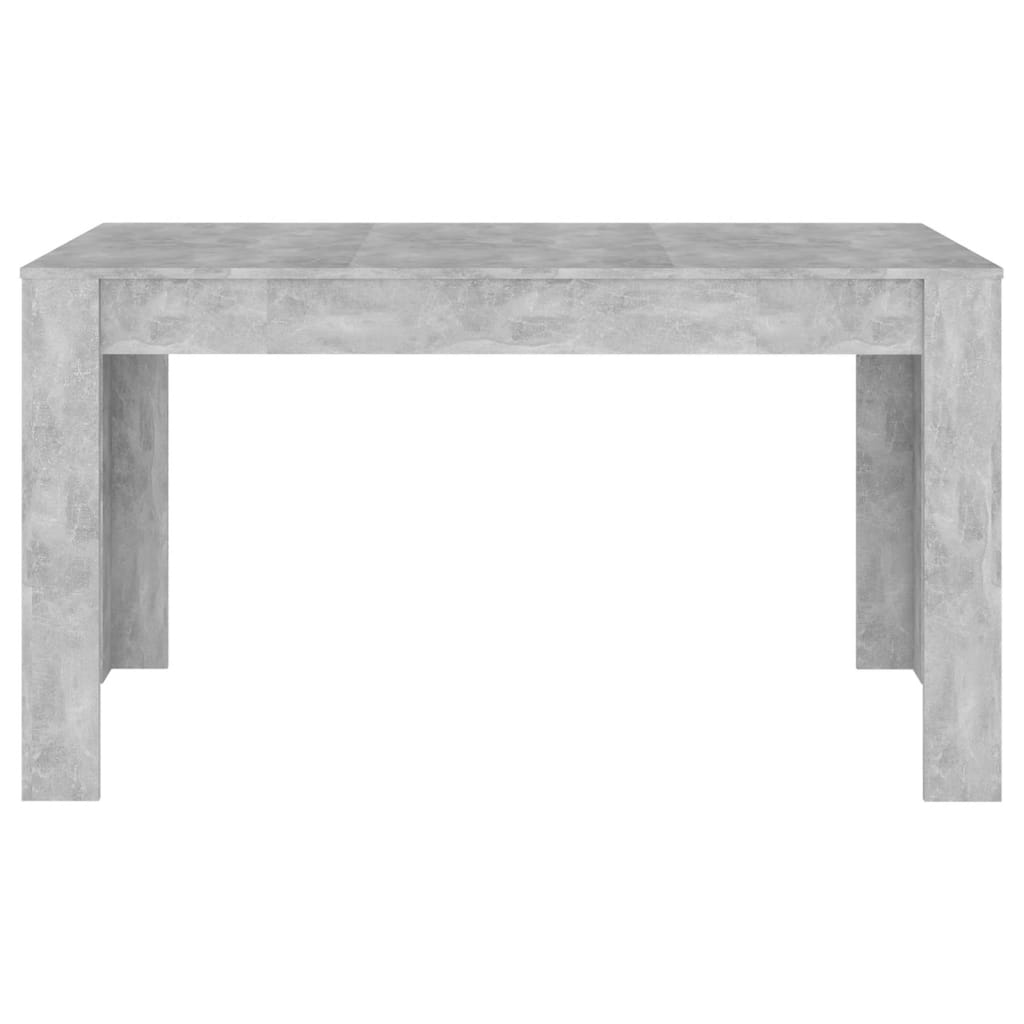 vidaXL spisebord 140x74,5x76 cm konstrueret træ betongrå