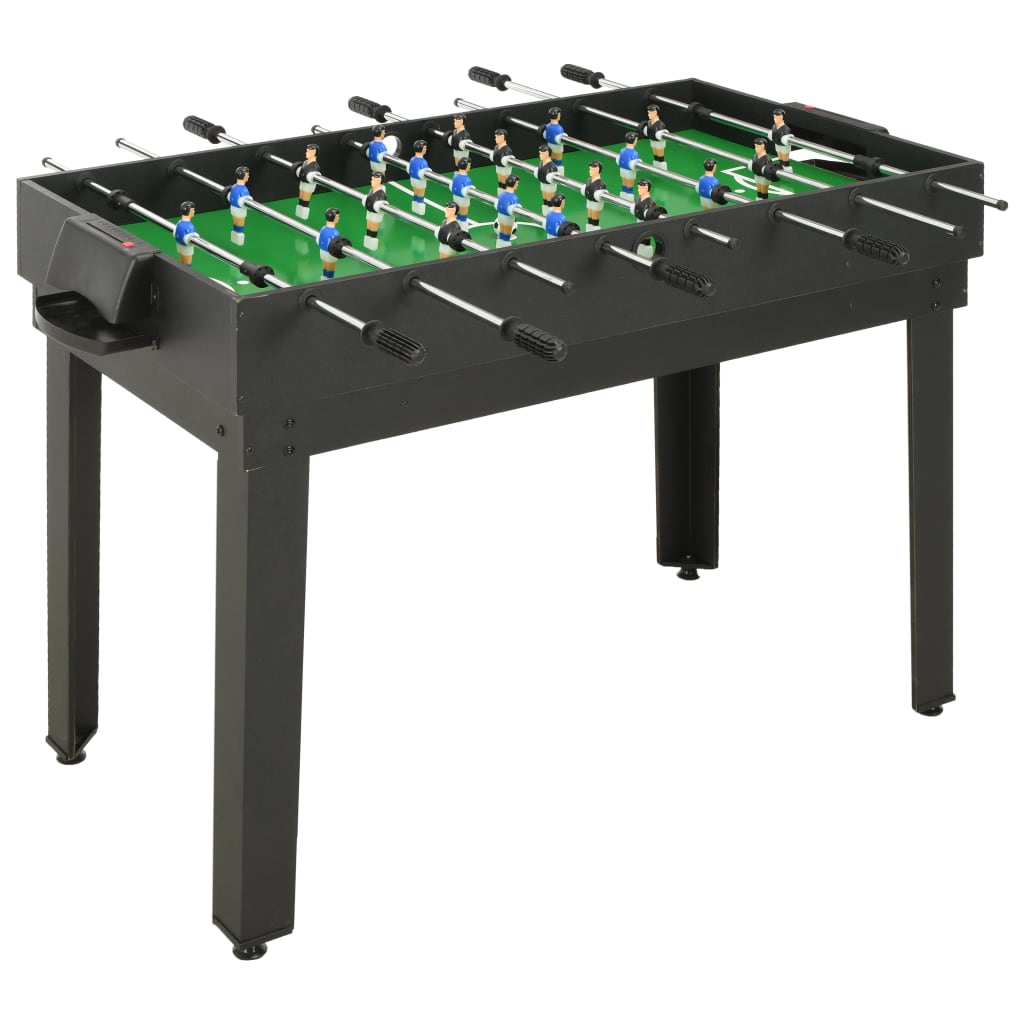 vidaXL 15-i-1 multi-spillebord 121 x 61 x 82 cm sort