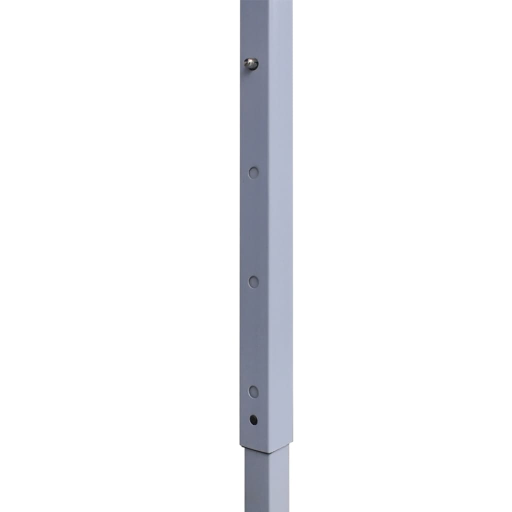 vidaXL foldbart festtelt med 2 sidevægge 2x2 m stål antracitgrå