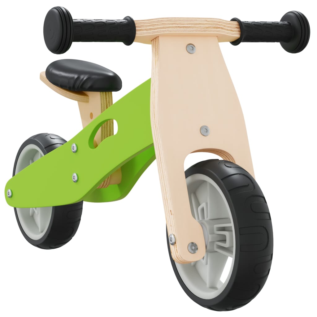 vidaXL trehjulet cykel til børn 2-i-1 grøn