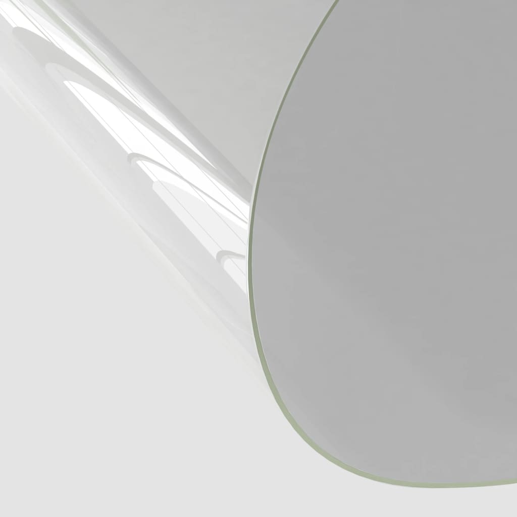 vidaXL bordbeskytter Ø 80 cm 2 mm PVC transparent