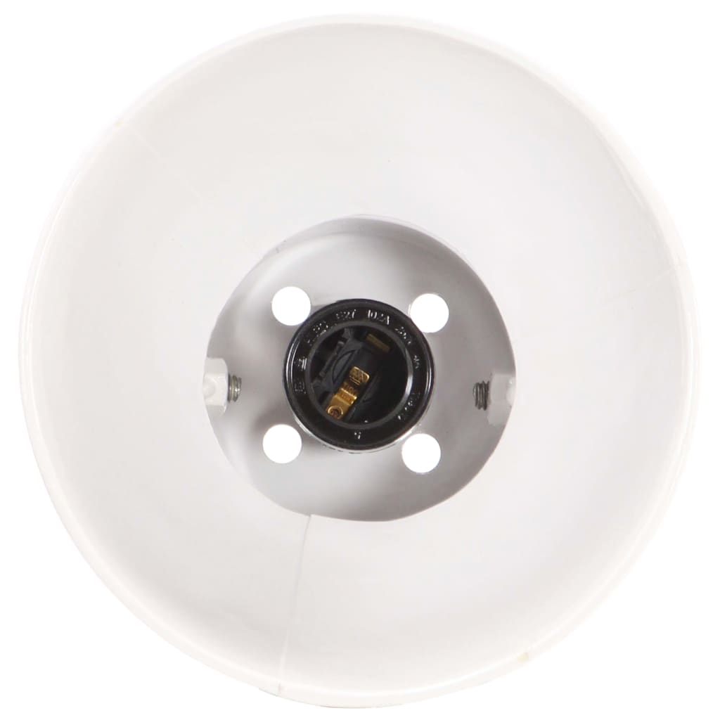 vidaXL industriel væglampe 45x25 cm E27 hvid