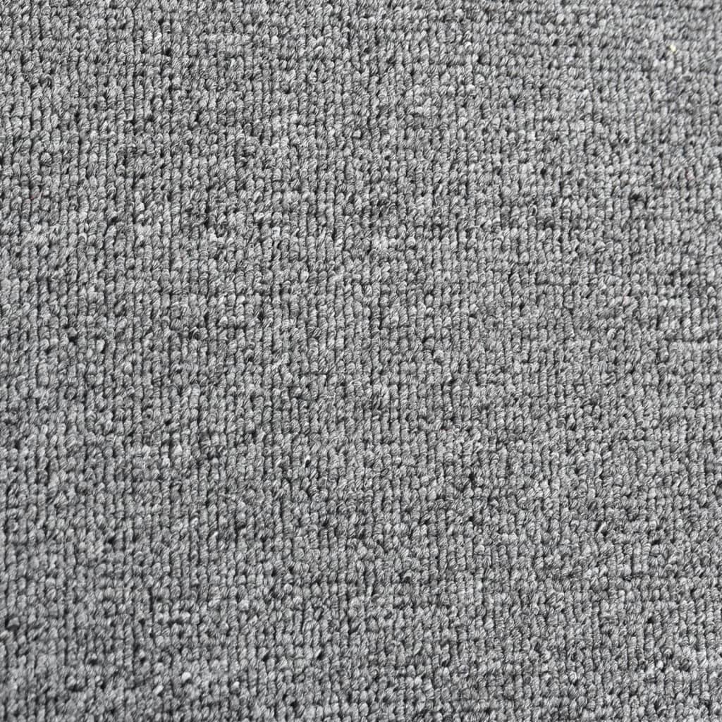 vidaXL tæppeløber 80x250 cm mørkegrå