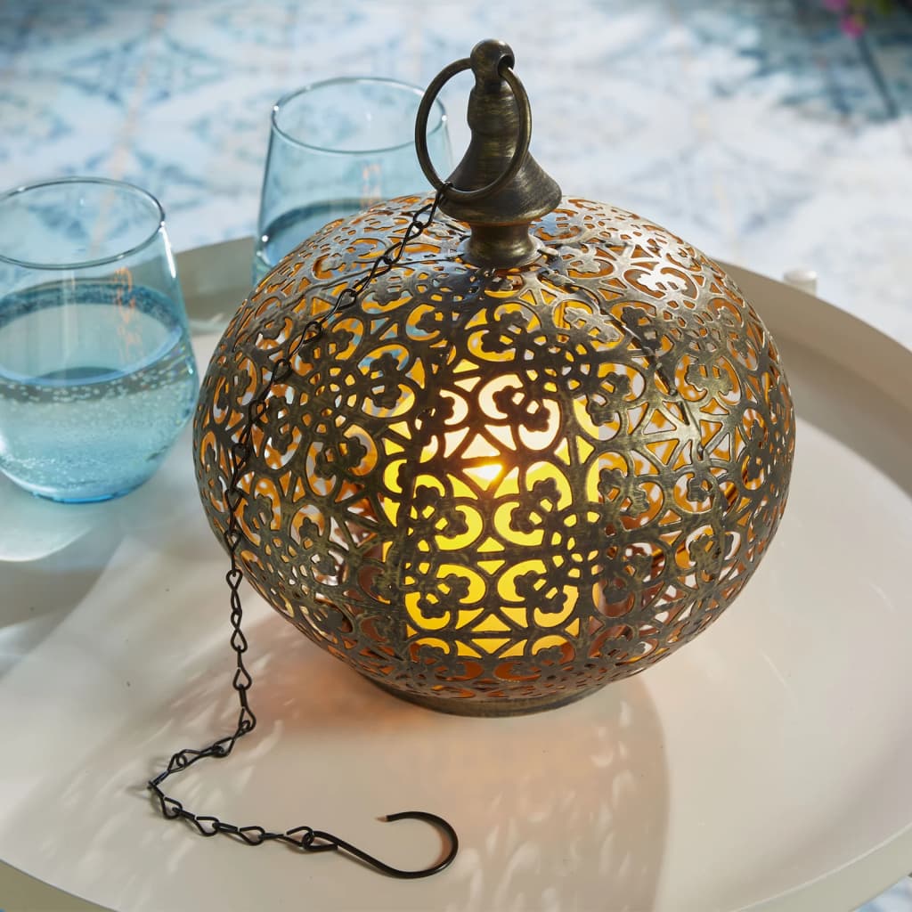 Luxform LED-havelampe Oriental Tarsus antik bronzefarve