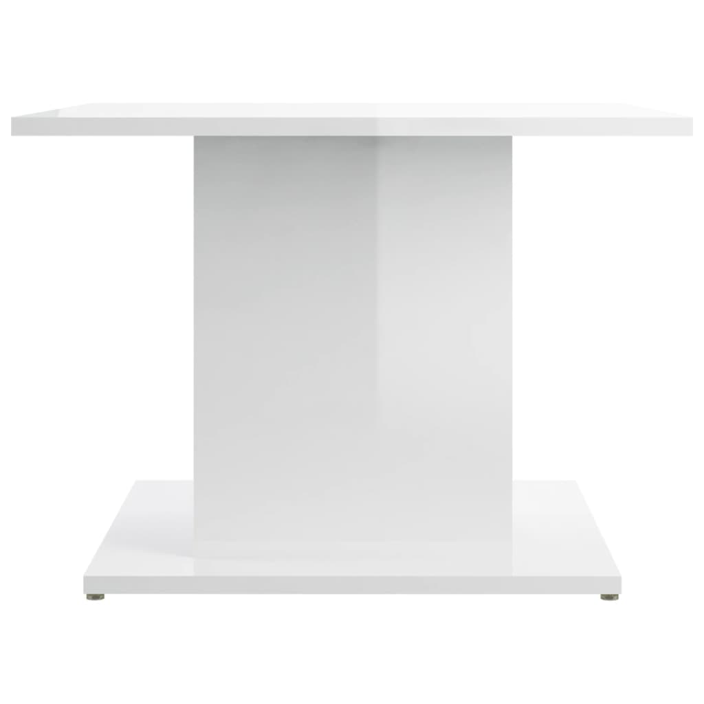 vidaXL sofabord 55,5x55,5x40 cm spånplade hvid højglans