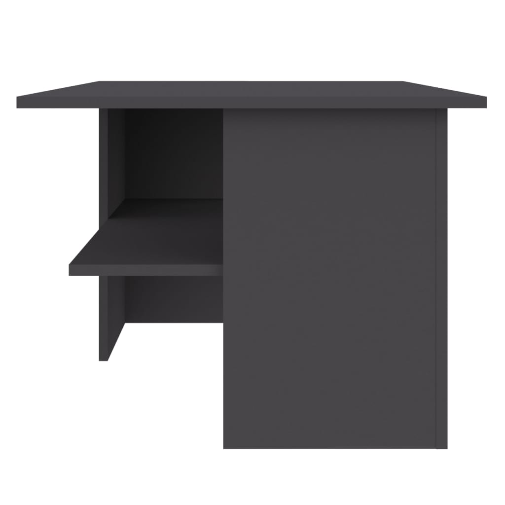 vidaXL sofabord 90x60x46,5 cm spånplade grå
