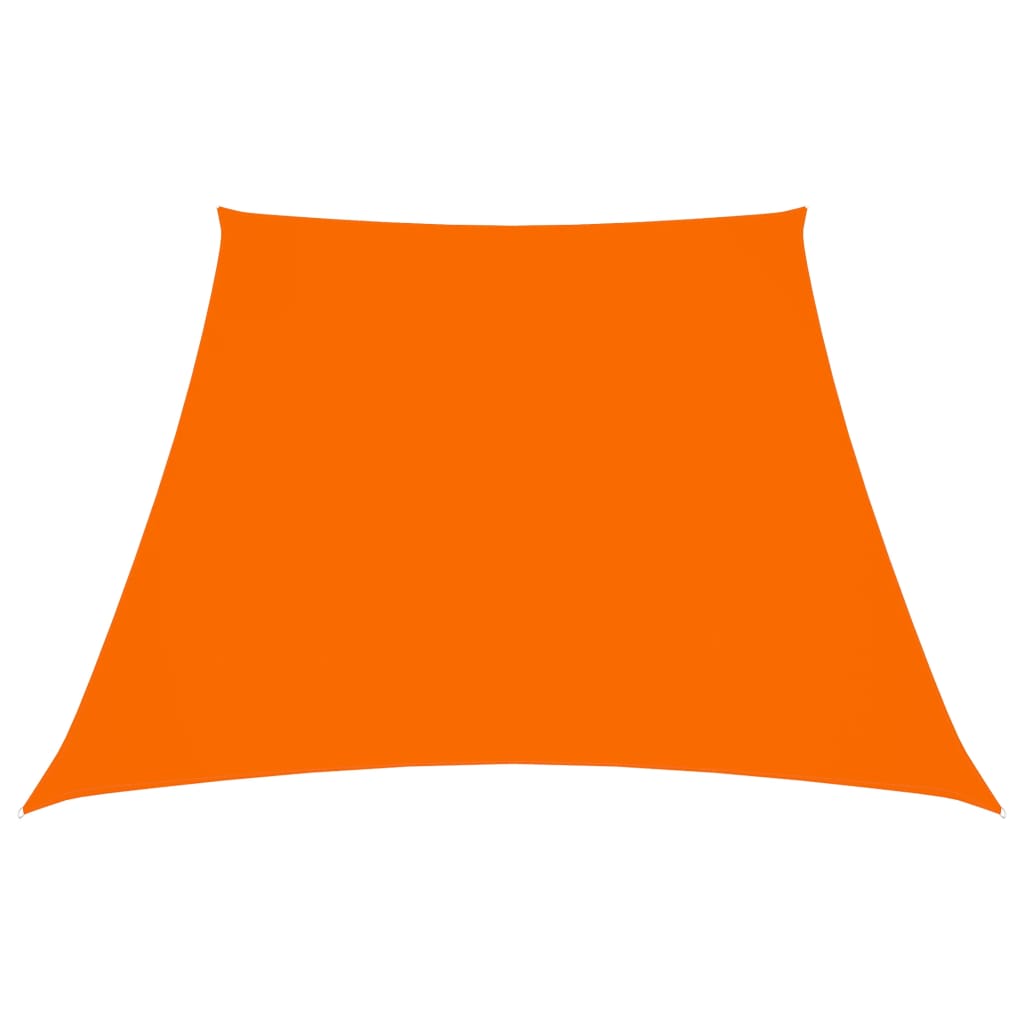 vidaXL solsejl 3/4x3 m oxfordstof trapezfacon orange