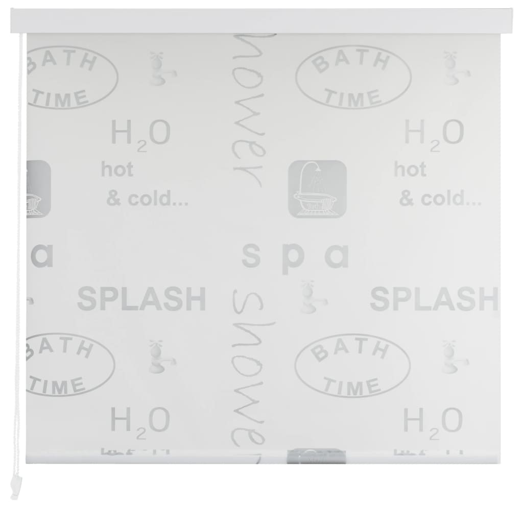 vidaXL rullegardin til badeværelse 100x240 cm splash