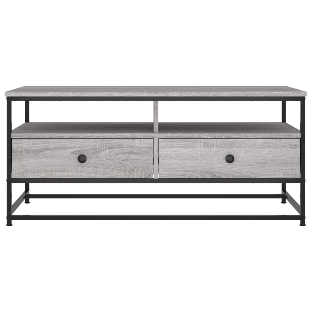 vidaXL sofabord 100x51x45 cm konstrueret træ grå sonoma-eg