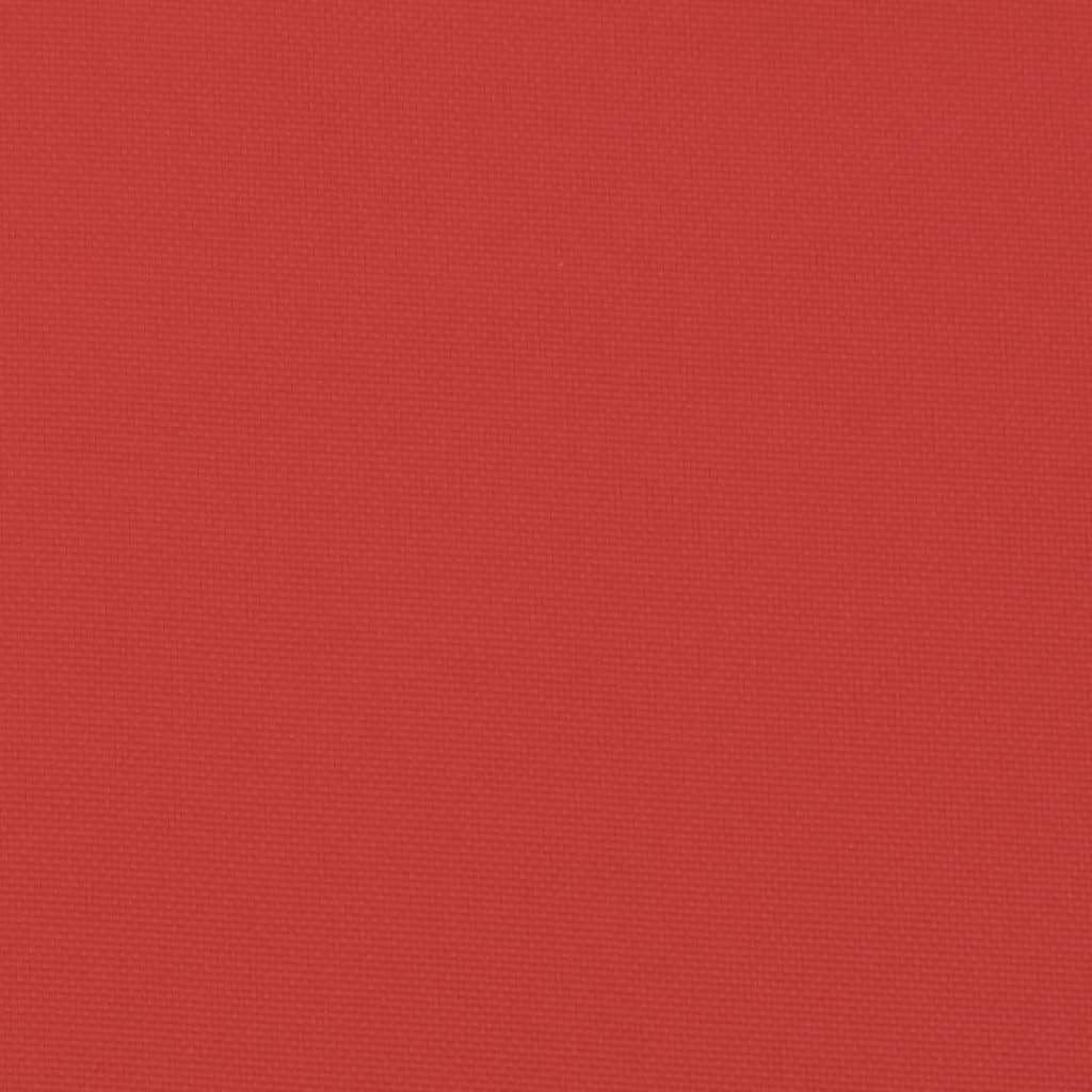 vidaxL pallehynde 60x60x12 cm stof rød