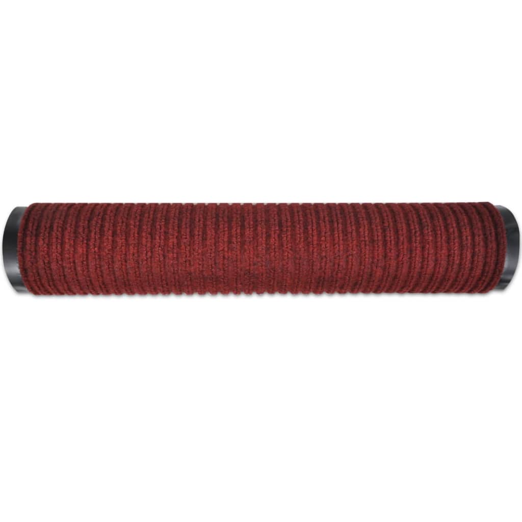 Rød PVC Dørmåtte 90 x 120 cm