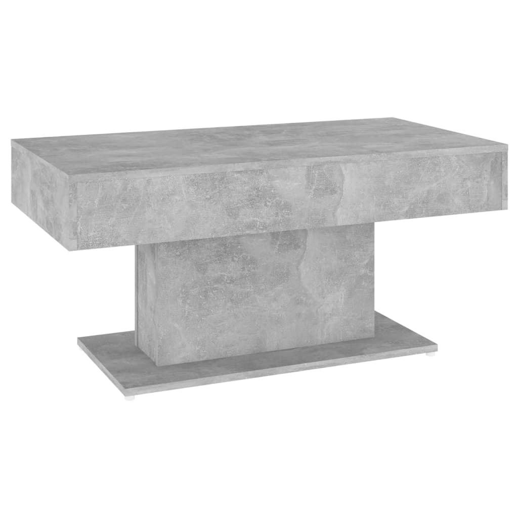 vidaXL sofabord 96x50x45 cm spånplade betongrå