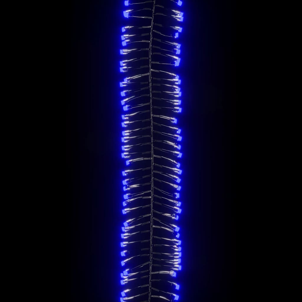 vidaXL LED-lyskæde 1000 LED'er 11 m PVC blåt lys