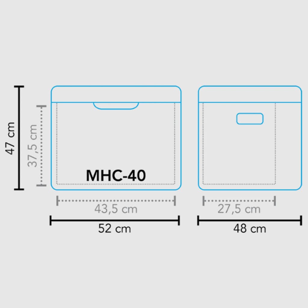 Mestic køleboks MHC-40 hybrid 40 l sort