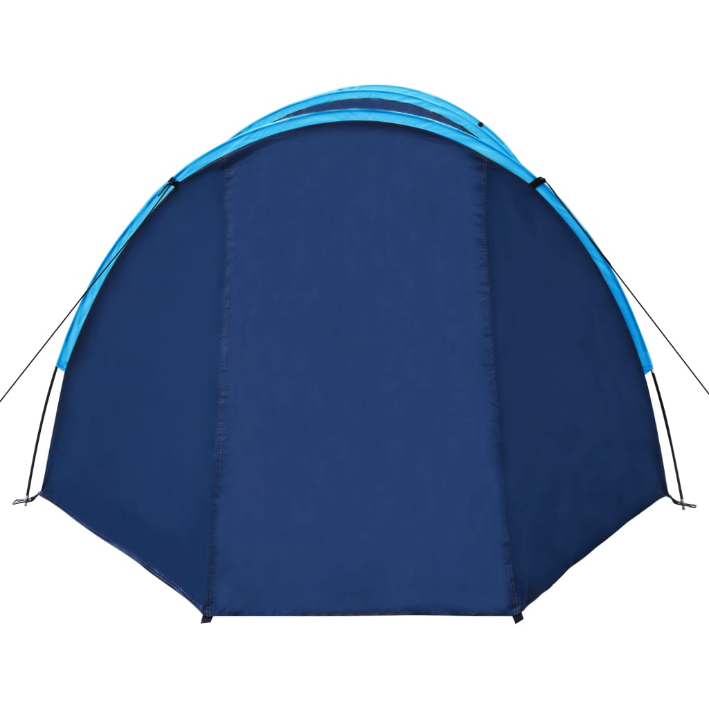 vidaXL campingtelt 4 personer marineblå og lyseblå